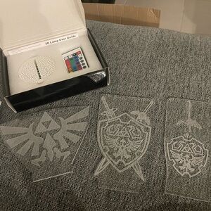 Zelda 3D LED Night Light with three Designs